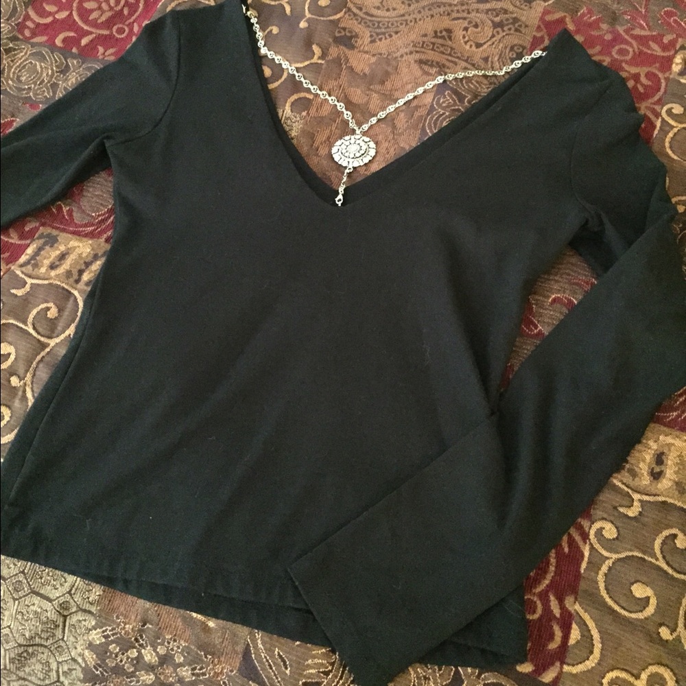 Black Jeweled Top